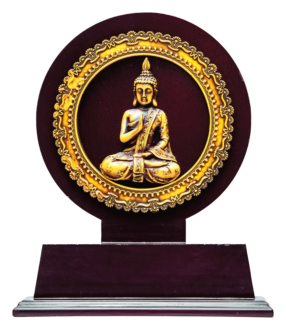 Mediation Buddha Yellow