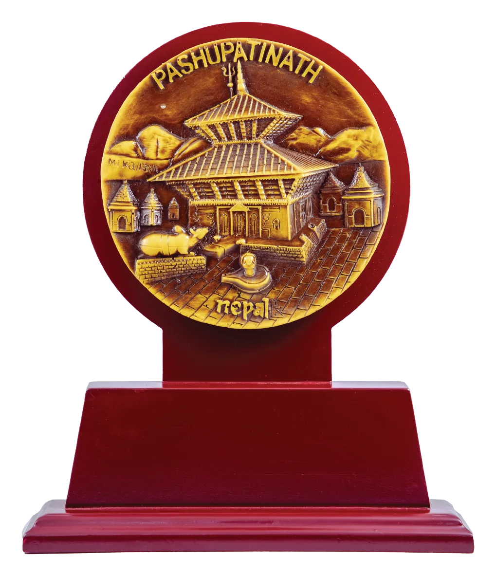 PASHUPATINATH HEXAGON PLAQUE