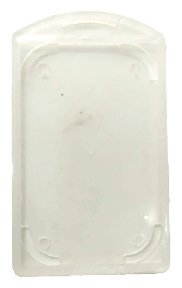 Transparent ID card holder